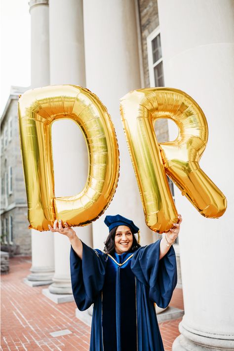 PhD Graduation 2022 Doctor Graduation Outfit Ideas, Doctorate Of Nursing Practice, Dissertation Photo Shoot, Graduation Party Ideas Doctorate, Counseling Graduation Pictures, Phd Graduation Party Decorations, Phd Student Aesthetic Outfit, Phd Aesthetic Girl, Graduation Photoshoot Doctorate