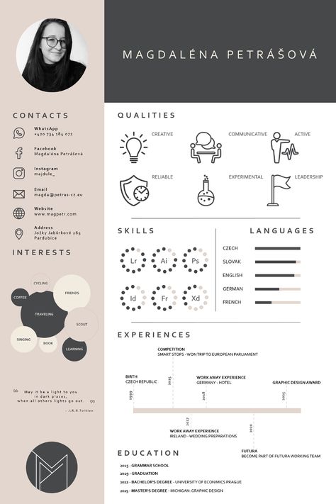 Monochrome Cv projects | Photos, videos, logos, illustrations and branding on Behance Illustrator Cv Design, Cv For Graphic Designer, Graphic Designer Cv Ideas, Cv Photo Ideas, Cv Graphic Designers, Cv Illustrator, Cv Graphic Design, Cv Logo, Creative Cv Design