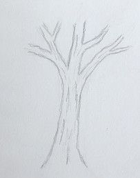 How to Draw a Tree Step by Step - Realistically | Your Art Box Simple Trees To Draw, How To Draw A Tree Trunk Step By Step, Drawing Trees Step By Step Pencil, Drawings Of Trees Easy, Pictures Of Trees To Draw, How Draw Tree, How To Draw Trees Step By Step Pencil, Easy Tree Sketch, Easy Tree Drawing Step By Step