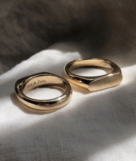 Unveil the latest in ring fashion! Dive into a treasure trove of styles, from minimalist to statement pieces, and find the ring that speaks to you. Mens Gold Signet Rings, Latest Ring Designs, Hand Carved Ring, Mens Ring Designs, Ring Man, Carved Ring, Signet Ring Men, Solid Gold Band, Gold Ring Designs