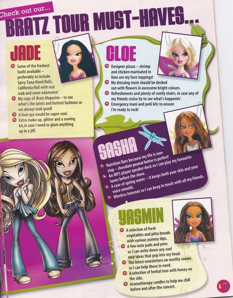 Fashion Club Poster, Bratz Magazine Template, Y2k Graphic Design Magazine, Passion For Fashion Bratz, Bratz Website, 2000s Magazine Layout, Bratz Template, Y2k Magazine Layout, 2000s Magazine Aesthetic