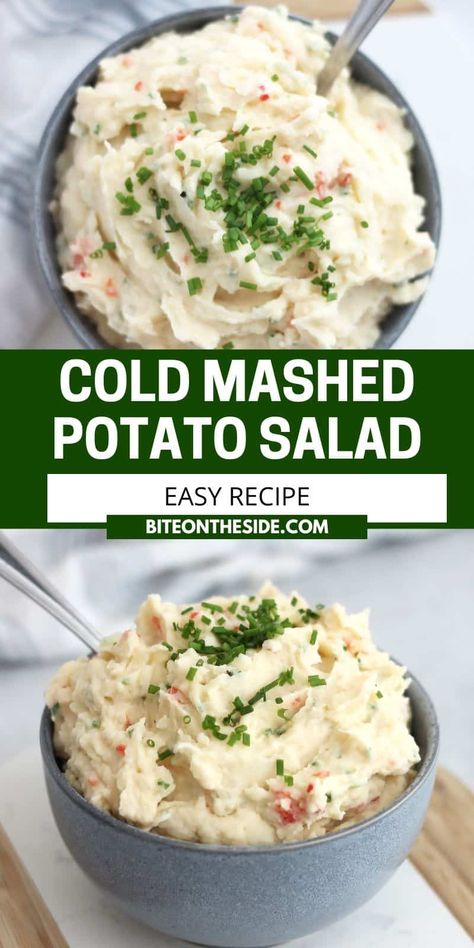 Smooth Potato Salad, Mashed Potatoe Salad Recipe, Mash Potato Salad Recipes, Cold Mashed Potato Salad, Mashed Potatoes Salad, Instant Mashed Potato Salad, Mashed Potato Salad Recipe, Mashed Potato Salad With Egg, Easy Potato Salad Simple