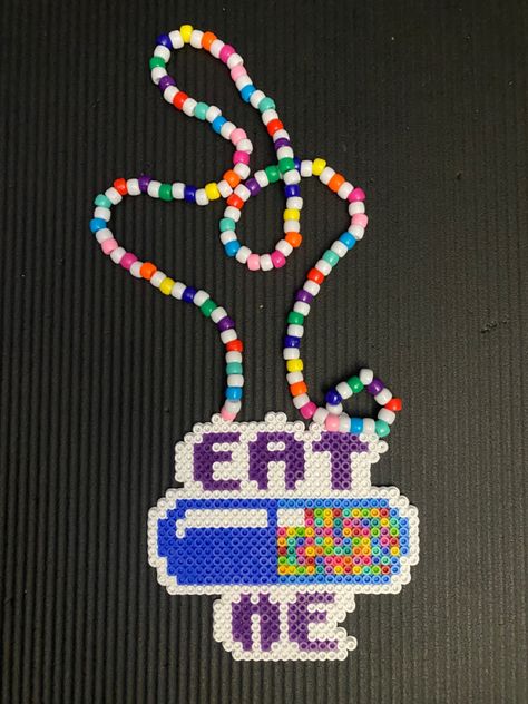 Melt Beads Patterns, Diy Kandi Bracelets, Easy Perler Bead Patterns, Melty Bead Patterns, Pearl Beads Pattern, Perler Bead Templates, Perler Crafts, Diy Perler Bead Crafts, Kandi Patterns