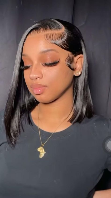 Lace Wigs Styles, Front Lace Wigs, Short Lace Front Wigs, Natural Hair Twist Out, Sleek Ponytail Hairstyles, Frontal Wig Hairstyles, Asymmetrical Bob, Bob Lace Front Wigs, Frontal Hairstyles