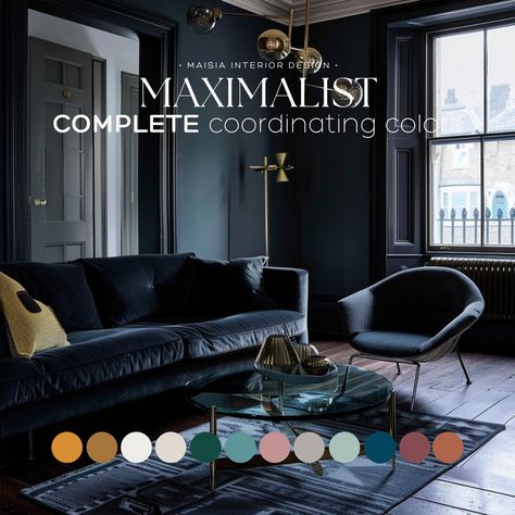 Discover Sherwin Williams' MAXIMALIST color palette, perfect for creating a vibrant whole house paint palette inspired by the bold and eclectic maximalism color scheme, offering a versatile idea for your entire home's color palette with coordinating colors. These colors have been hand selected by me to create a cohesive Paint Color Scheme that work perfectly together and will give your home a designer touch. Sherwin Williams offers an extensive range of paint colors, each with its distinct under Maximalist Color Palette, Home Maximalist, Neutral Paint Palette, Colors For Home, Sherwin Williams Color Palette, Sherwin Williams Paint, Sherwin Williams Colors, Paint Color Schemes, Paint Sheen