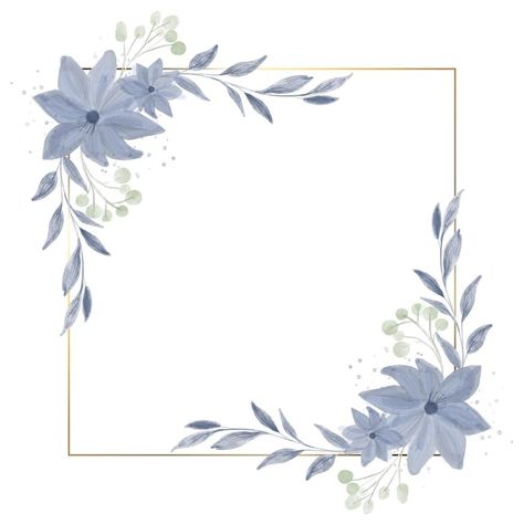 Watercolor Border Designs, Flower Edge Border Drawing, Border Painting Ideas, Floral Border Design For Project, Floral Design Drawing Border, Slogan Design Ideas Background Drawing, Flower Border Painting, Flower Border Design Simple, Border Design For Slogan