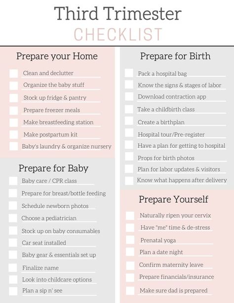 Your ultimate third trimester checklist for everything you need to do to prepare for labor & delivery, childbirth, having a newborn, & your new role as mom. Checklist To Prepare For Baby, Prepare For Baby Checklist, 3rd Trimester Checklist By Week, 3rd Trimester To Do List, Third Trimester To Do, Newborn To Do List, Last Trimester Checklist, Third Trimester Bump Pictures, Things To Prepare Before Giving Birth