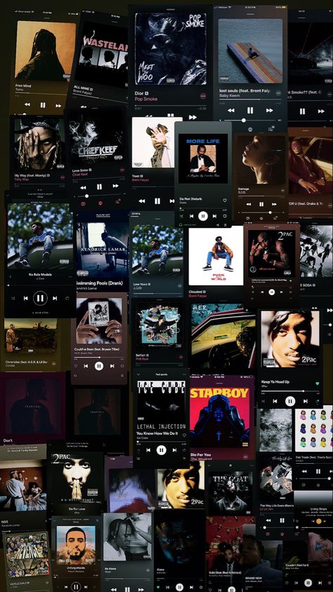 Spotify Collage Wallpaper, Song Artist Wallpaper, Lock Screen Wallpaper Music, I Love Music Wallpapers, Songs Collage, Song Profile, Album Covers Collage, Music Album Covers Wallpaper Collage, Spotify Album Covers