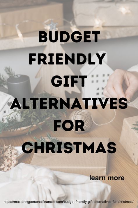 Budget friendly gifts alternatives for those on a tight budget.
#christmasbudget
#holidaysavings
#debtfreeholidays
#frugalchristmas
#budgetfriendlygifts
#personalfinances
#smartspending Christmas Gift Budget, Christmas Gifts On A Budget, Fake Gifts, Budget Friendly Christmas Gifts, Budget Gifts, Christmas Budget, Frugal Christmas, Budget Friendly Gift, Budget Gift