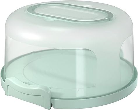 Top Shelf Elements Round Cake Carrier Two Sided Cake Holder Serves as Five Section Serving Tray, Portable Cake Stand Fits 10 inch Cake, Cake Box Comes With Handle, Cake Container Holds Pies (Green) Two Sided Cake, Cake Stand With Cover, Cake Pop Holder, 10 Inch Cake, Acrylic Cake Stands, Cake Stand With Dome, Cake Holder, Cupcake Tray, Cake Carrier