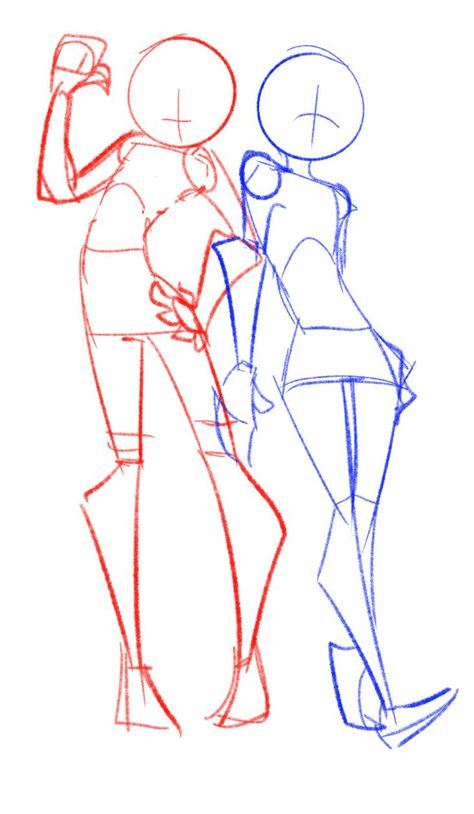 2 People Posing Drawing Reference, 2 Character Base Poses, 2 Base Drawing Friends, Friends Base Pose Reference, Poses For 2 Friends Drawing, Drawing Poses Best Friends, Friend Drawing Poses Two, Two Person Base Friends, Cute Pose Reference Two People