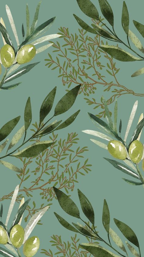 Botanical wallpaper Olive Background Wallpapers, Olive Green Aesthetic Wallpaper Vintage, Olive Astethic, Olive Background Aesthetic, Olive Tree Aesthetic Wallpaper, Olive Wallpaper Aesthetic, Olive Tree Background, Olive Aesthetic Wallpaper, Olive Green Iphone Wallpaper