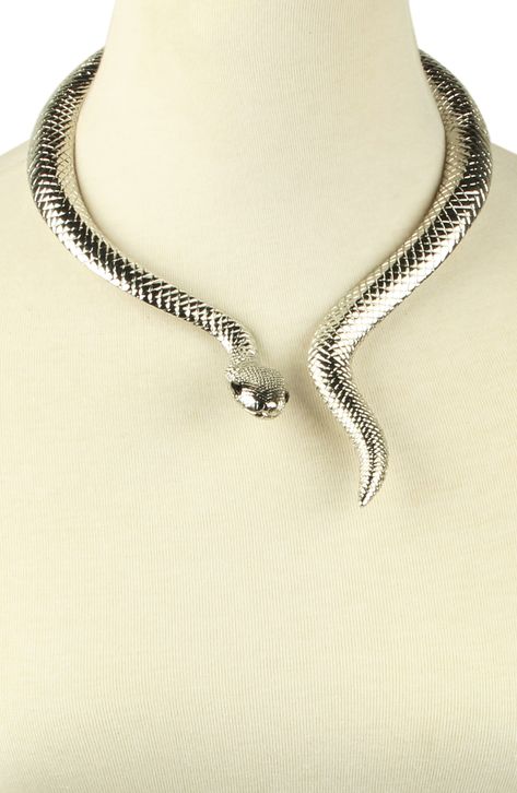 Silver snake bracelet