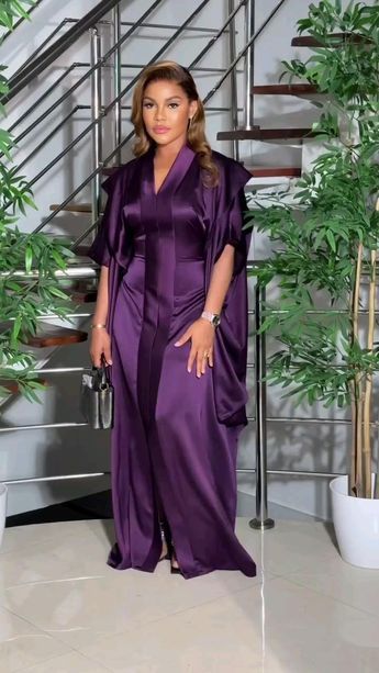 Visit website to order yours Duchess Silk Dress, Boubou Gown, Magenta Fashion, Boubou Styles For Women, Bubu Gown Styles, Nigerian Dress, Modest Dresses Fashion, Nigerian Lace Styles Dress, Chic Dress Classy