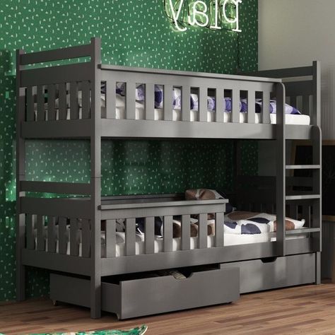 Double Deck Bed Ideas, Double Deck Bed Design, Kids Double Bed, Double Deck Bed, Wooden Bunk Bed, Cabin Beds, Bunk Bed With Storage, Single Bunk Bed, Double Bed Designs