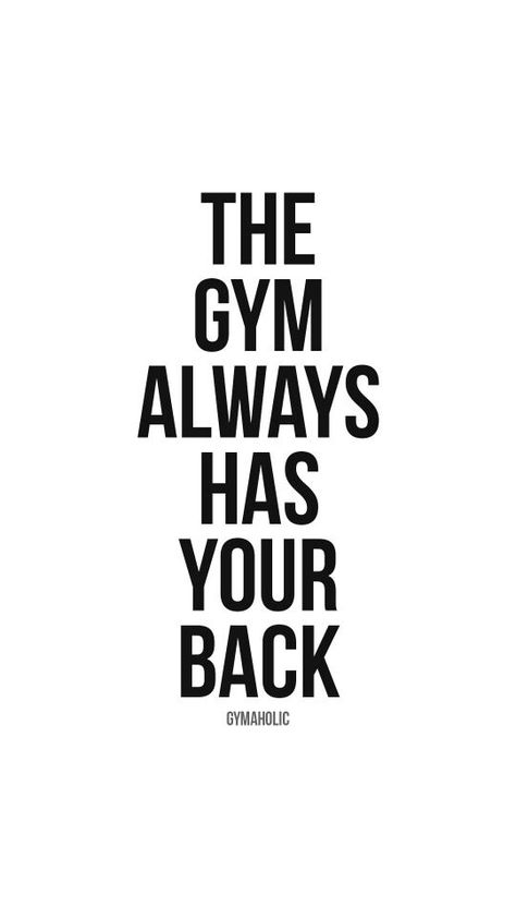 The gym always has your back Gym Support Quotes, Back Gains Quotes, Flex Quotes Funny, New Year Workout Quotes, Gains Quotes Fitness, Gym Time Quotes, Workout Affirmations, Gym Captions, Kickboxing Quotes