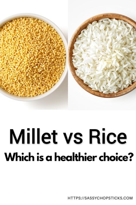 Both millet and rice are prevalent types of grains and offer unique nutritional value. Some prefer millet, while others love rice. Millet Benefits Nutrition, Millet Grain Recipes, Whole Grains Recipes, Recipes With Millet, Millet Recipes Dinner, Millet Recipes Breakfast, Millet Benefits, Types Of Grains, How To Cook Millet