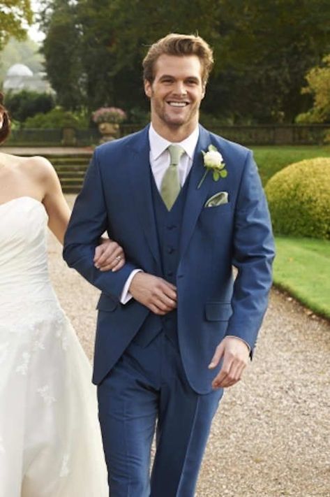 Navy Wedding Suit Groom, Royal Blue Suit Wedding, Blue Wedding Suit Groom, Blue Tweed Wedding Suits, Navy Blue Groomsmen, Navy Groomsmen Suits, Navy Blue Suit Wedding, Blue Wedding Suit, Groom Suit Navy