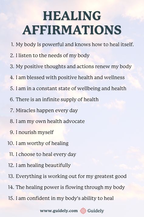 Meaning Of Affirmations, Positive Affirmation For Healing, Daily Affirmations For Health, Daily Affirmations For Positive Thinking, Affirmation For Strength, Daily Affirmations For Illness, Daily Affirmations When Sick, Positive Healing Quotes Health Daily Affirmations, The Best Affirmations