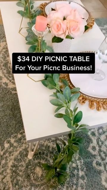 Low Picnic Table Ideas, How To Make A Low Picnic Table, How To Make A Floor Picnic Table, Diy Low Profile Picnic Table, Outdoor Picnic Table Aesthetic, Diy Luxury Picnic Table, Boho Picnic Party Low Tables Diy, Diy Beach Picnic Table, Diy Outdoor Picnic Table