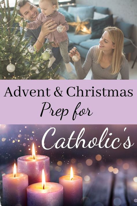 Advent and Christmas preparations for Catholic's Catholic Christmas Traditions, Catholic Advent Wreath, Catholic Advent, Advent Catholic, Christmas Traditions Kids, Catholic Kids Activities, Catholic Feast Days, Catholic Holidays, Moms Life