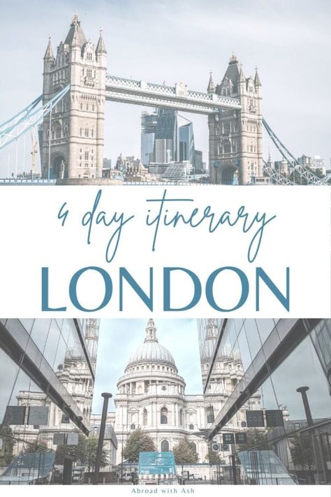 Looking for the perfect 4 day itinerary for London? This guide maps out your time, includes all the top sights, what order to do it in, and how to beat the crowds. Perfect for a first visit to London! #london #travel #unitedkingdom Uk Trip, London Itinerary, United Kingdom Travel, Destination Photography, Austria Travel, Norway Travel, London Tours, Travel Blogging, European Destinations