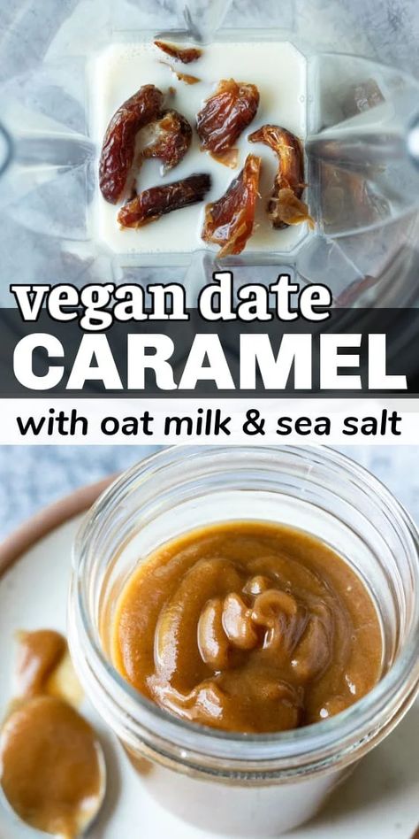 Pb Desserts, Wfpb Sauces, Date Caramel Sauce, Date Caramel, Caramel Recipes Sauce, Vegan Caramel, Homemade Caramel Sauce, Caramel Recipes, Healthy Ingredients