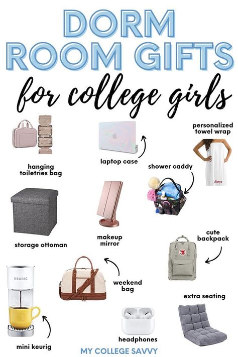 27 Best Dorm Gifts College Students Will Love in 2021 College Gift Basket For Girls, Dorm Room Gift Ideas, College Student Gift Ideas, College Christmas Party, College Girl Christmas Gifts, College Basket, Gifts For College Girls, College Gift Ideas, College Gift Baskets