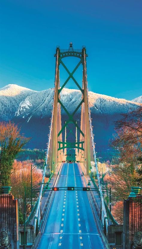 Vancouver Wallpaper, Canada Vibes, Lions Gate, North Vancouver, A Way Of Life, Vancouver Canada, Canada Travel, India Art, Bay Bridge