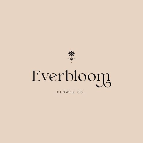 Beautiful Flower Shop, Names For Flower Shops, Flower Brand Name Ideas, Cute Flower Shop Names, Flower Company Branding, Logo Design Flower Shop, Florist Shop Name Ideas, Logos With Flowers, Flower Branding Design