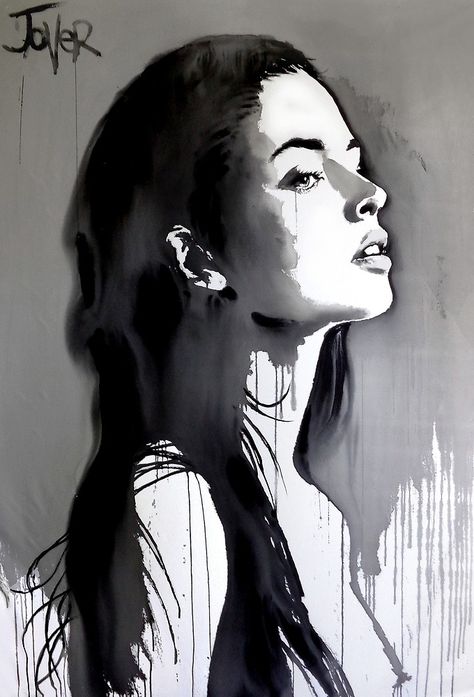 Loui Jover Art, Loui Jover, Silhouette Drawing, Flower Line Drawings, Newspaper Art, Kiss Art, People Portrait, Flower Painting Canvas, Figure Sketching