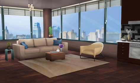 Habbo Hotel, La Apartment, Episode Interactive Backgrounds, Episode Backgrounds, Living Room Background, Anime Room, Anime Background, Albania, Apartment Living