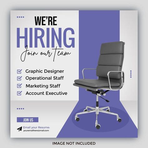 Amazon Poster Design, Course Creative Ads, Hiring Poster Creative, Hiring Social Media Post, Recruitment Poster Design, Hiring Flyer, Marketing Banner, Hiring Poster, Job Poster