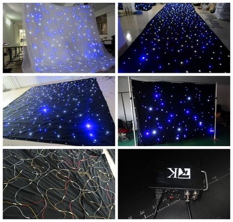 Under The Stars Backdrop, Curtain Lighting, Starry Night Backdrop, Stars Backdrop, Under The Stars Decorations, Galaxy Backdrop, Star Backdrop, Space Backdrop, Starry Night Prom