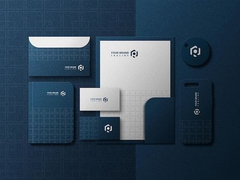 Stationery mockup | Premium Psd #Freepik #psd #business-card-mockup-logo-mockup #brand-mockup #branding-mockup #elegant-mockup Stationery Business Card, Luxury Business Cards, Luxury Stationery, Letterhead Design, Stationary Design, Stationery Mockup, Brand Color Palette, Brand Book, Logo Mockup