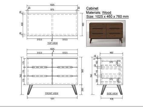 Cabinet CAD Drawing by Md Tipo Mia on Dribbble Furniture Shop Drawing, Cabinet Drawing Sketch, Furniture Drawing Detail, Cabinet Detail Drawing, Drawer Detail Drawing, Cabinet Tv Wall, Cabinet Drawing, Cabinet Detail, Furniture Details Drawing