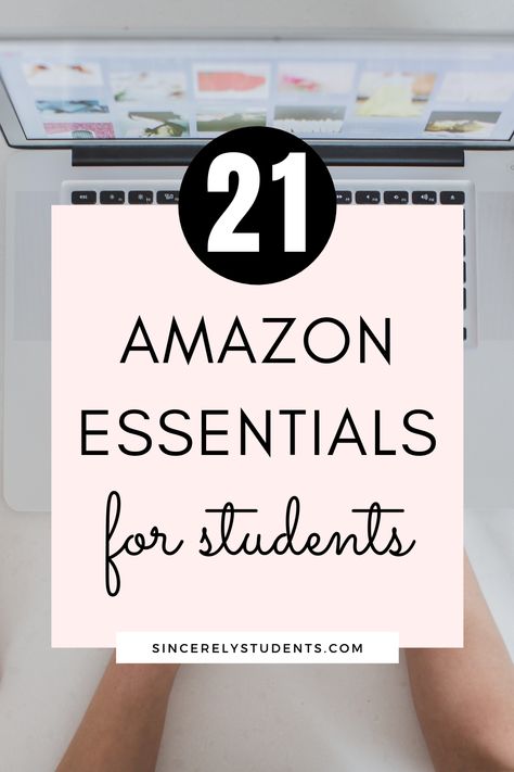 Check out these 21 must-buys from Amazon every student will love! Includes room decor, stress relief, study tools, and more! Everything an online student needs to survive– on a budget! #Amazon #essentials #onlinestudent #studentlife Things Every Student Needs, Study Room Essentials, Best Study Supplies, Must Have Study Supplies, Study Must Haves College Students, Amazon University Must Haves, Studying Must Haves, Online School Must Haves, Study Must Haves Products