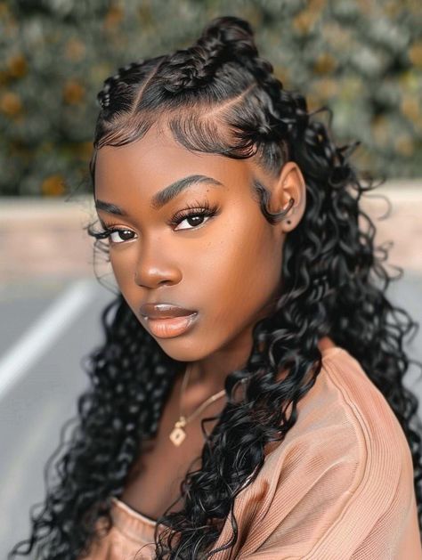 2024 Summer Hairstyle Guide for Black Women: Trendy, Cute, & Easy Looks Ponytail Bob Hairstyles For Black Women, Medium Length Hairstyles For Black Women, Braids Black Women Hairstyles, Cruise Hairstyles For Black Women, Women Braid Hairstyles, Vacation Hairstyles For Black Women, Fitness Hairstyles, Corn Braids, Hairstyle Guide