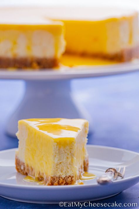 slice of limoncello cheesecake. Limoncello Cheesecake Recipe, Limoncello Cheesecake, No Bake Lemon, Lemon Cheesecake Recipes, No Bake Lemon Cheesecake, Lemon Cheesecake Bars, Work Food, Dairy Free Cream Cheese, Digestive Biscuits