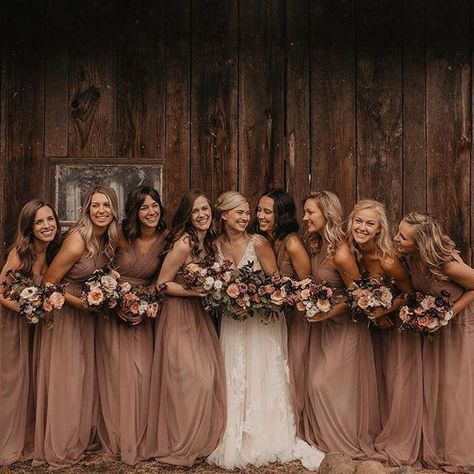 Bridesmaid Dresses, Colors and Combinations #bride #bridesmaids #bridesmaiddresses #bridedress #maidofhonor Rust Wedding, Fall Bridesmaids, Bridesmaid Dresses Under 100, Fall Bridesmaid Dresses, Wedding Color Ideas, Tulle Bridesmaid Dress, Bridesmaid Dress Colors, Cheap Bridesmaid Dresses, Fall Wedding Colors