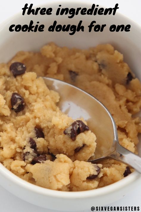 Cookie Dough Recipe For One, Single Serving Cookie, Edible Cookie Dough Recipe For One, Single Serving Cookie Dough, Easy Edible Cookie Dough, Edible Cookie Dough Healthy, Greek Yogurt Cookie Dough, Simple Cookie Dough Recipe, Cookie Dough Yogurt