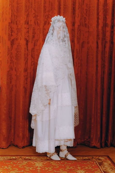 AW20 Archive – Simone Rocha Wedding Dresses Aesthetic, Catholic Wedding Dresses, Catholic Wedding, Alternative Wedding, Here Comes The Bride, Wedding Looks, Styled Shoot, White Wedding, Fashion Magazine