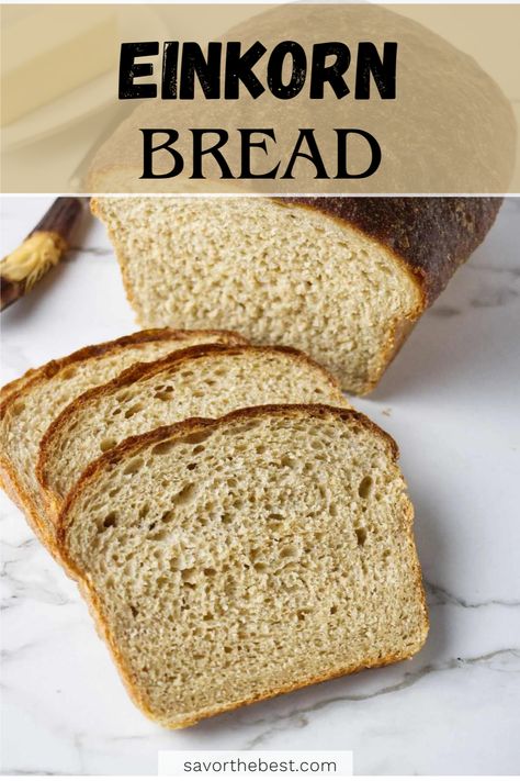 Ancient Grains Bread Recipe, Einkorn Bread Recipe, Ancient Grain Bread Recipe, Einkorn Sourdough Bread, Sourdough Einkorn, Ancient Grains Bread, Einkorn Sourdough, Traditional Bread Recipe, Ancient Grains Recipes