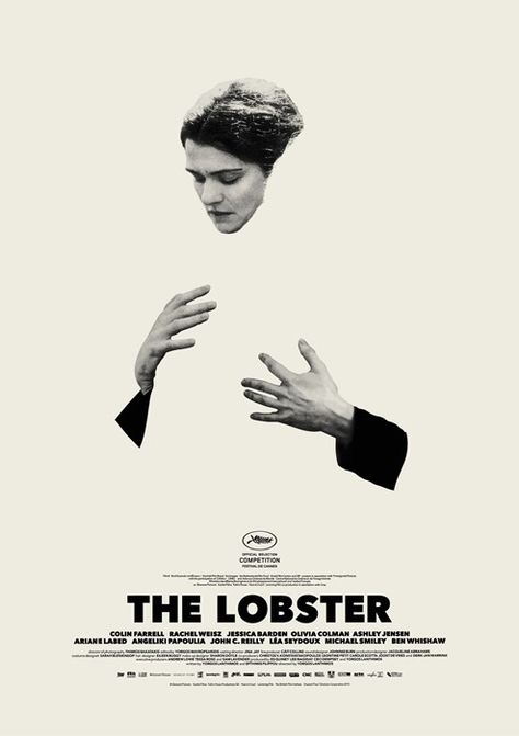 The Lobster Movie, Yorgos Lanthimos, Jessica Barden, Indie Movie Posters, Best Movie Posters, 타이포그래피 포스터 디자인, Film Poster Design, Movie Moments, I Love Cinema