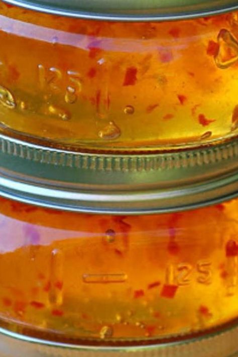 Habanero Gold Jelly Adapted from a recipe by Bob Rouleau, Canada the original recipe is credited to Bob Rouleau of Canada and it can be found on the Bernadin Canada canning website. Habanero Jelly Recipe, Habanero Jelly, Lemon Marmalade, Marmalade Recipe, Scotch Bonnet Pepper, Hot Sauce Recipes, Habanero Peppers, Jelly Recipes, Food History