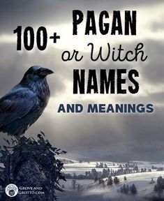 100+ Pagan or Witch names and their meanings – Grove and Grotto Wiccan Names, Pagan Names, Witchy Names, Names And Their Meanings, Names And Meanings, Witch Names, Christian Names, Roman Names, Fantasy Writer