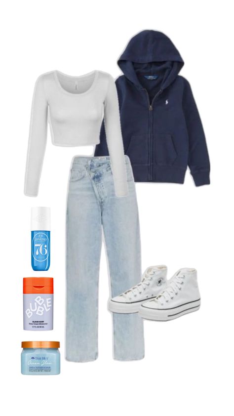 How To Wear Outfits For School, Outfit Inspo White Converse, Fashionable School Outfits, Back To School Freshman Year Outfits, Back To School Fits College, 7 Grade Outfits Middle School, Back To School Fits 7th Grade, Back To School Outfits 2024-2025, Back To School Outfit Inspo High School