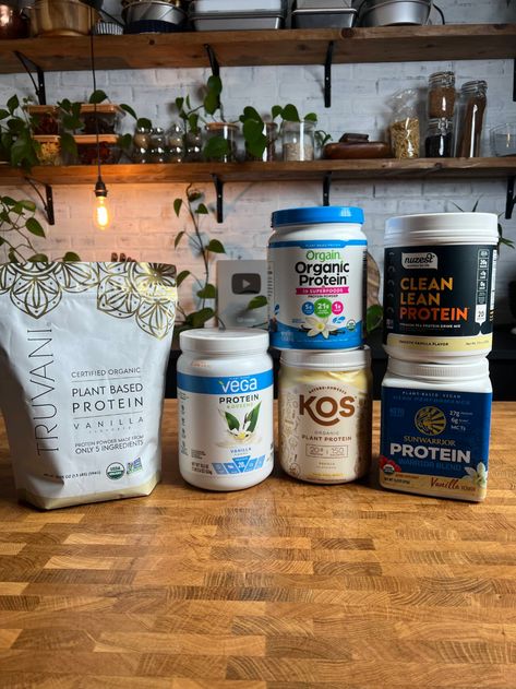 The Best Vegan Protein Powder Vegan Protein Powder Recipes, Protein Powder Aesthetic, Clean Protein Powder, Safe Meals, Protein Powder Brands, Best Vegan Protein Powder, Healthiest Protein Powder, Food Alternatives, Fitness Foods