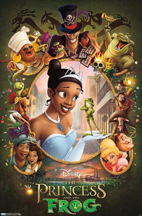 Princess And The Frog Movie, Walt Disney Movies, Disney Movie Posters, Animation Disney, Disney Musical, Disney Wallpapers, Images Disney, Disney Posters, Film Disney