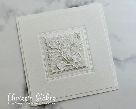 Chrissie Stokes Cards, Christine Stokes Cards, Chrissie Stokes, Christine Stokes, Chris Stokes, Micro Beads, Cas Cards, Texture Paste, White On White